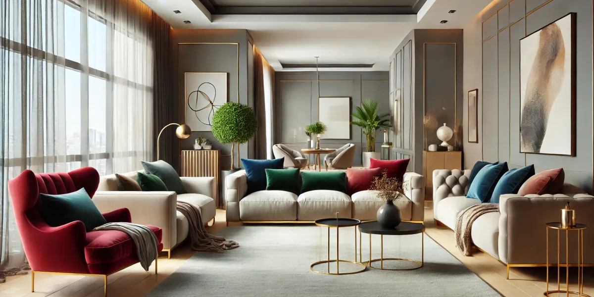 Επιλέξτε χρώμα για σαλόνι με 4 βήματα