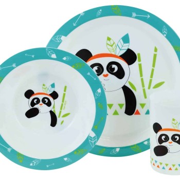 Indian Panda παιδικό σερβίτσιο φαγητού (005672)