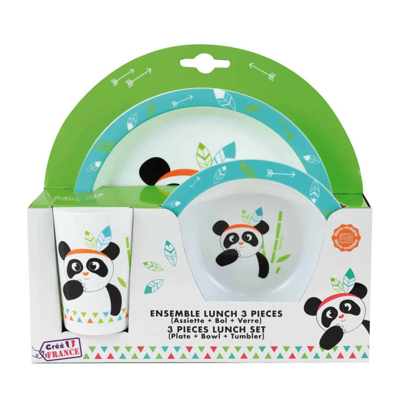 Indian Panda παιδικό σερβίτσιο φαγητού (005672)