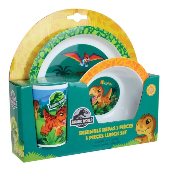 Jurassic World παιδικό σερβίτσιο φαγητού (006066) Jurassic World παιδικό σερβίτσιο φαγητού (006066)