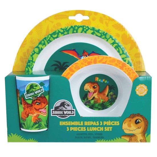 Jurassic World παιδικό σερβίτσιο φαγητού (006066) Jurassic World παιδικό σερβίτσιο φαγητού (006066)