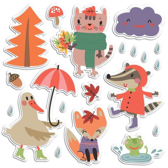 Rainy Day αφρώδη αυτοκόλλητα τοίχου L (18010) Rainy Day αφρώδη αυτοκόλλητα τοίχου L (18010)