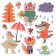 Rainy Day αφρώδη αυτοκόλλητα τοίχου L (18010) Rainy Day αφρώδη αυτοκόλλητα τοίχου L (18010)
