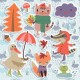 Rainy Day αφρώδη αυτοκόλλητα τοίχου L (18010) Rainy Day αφρώδη αυτοκόλλητα τοίχου L (18010)