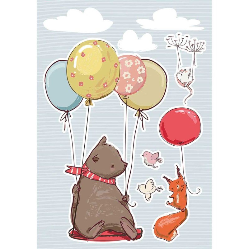 Flying Animals αυτοκόλλητα τοίχου XL (18308)