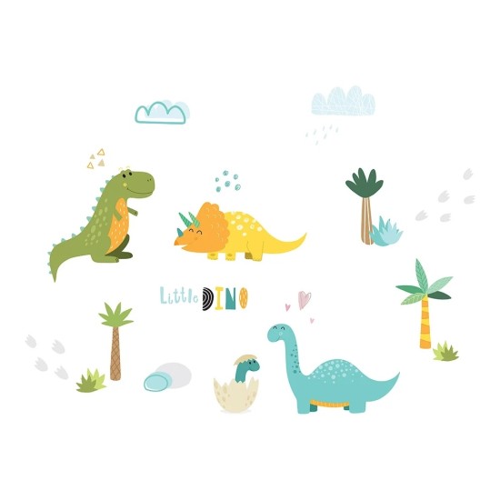 Dinosaurs αυτοκόλλητα τοίχου XL (18315)