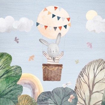 Flying Rabbit ξύλινο κάδρο (21223)