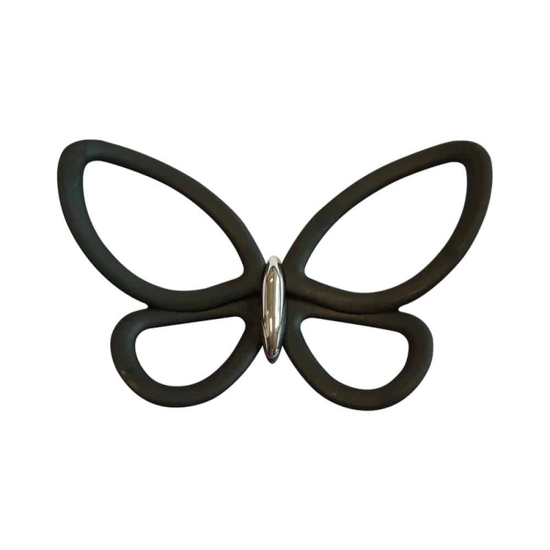 Black Metal Butterflies 3D μεταλλικές (24007)