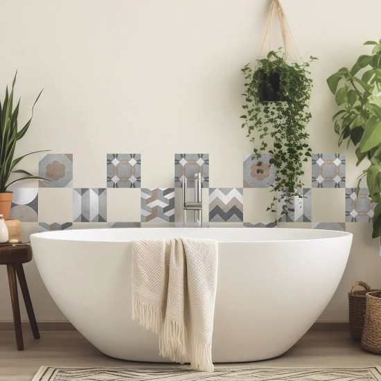 Geometric Tiles πλακάκια διακόσμησης κουζίνας & μπάνιου (31322)