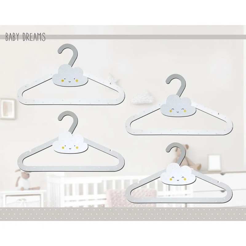 Baby Dreams Gray κρεμάστρες (4010E)