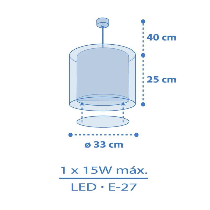 Kids World παιδικό φωτιστικό οροφής (40672)