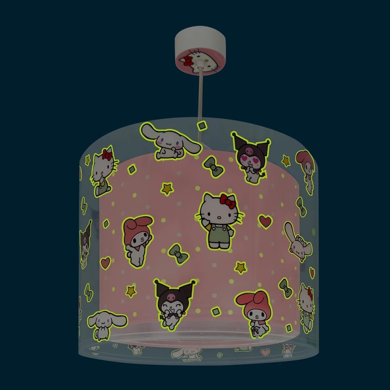 Hello Kitty and Friends παιδικό φωτιστικό οροφής (41252)