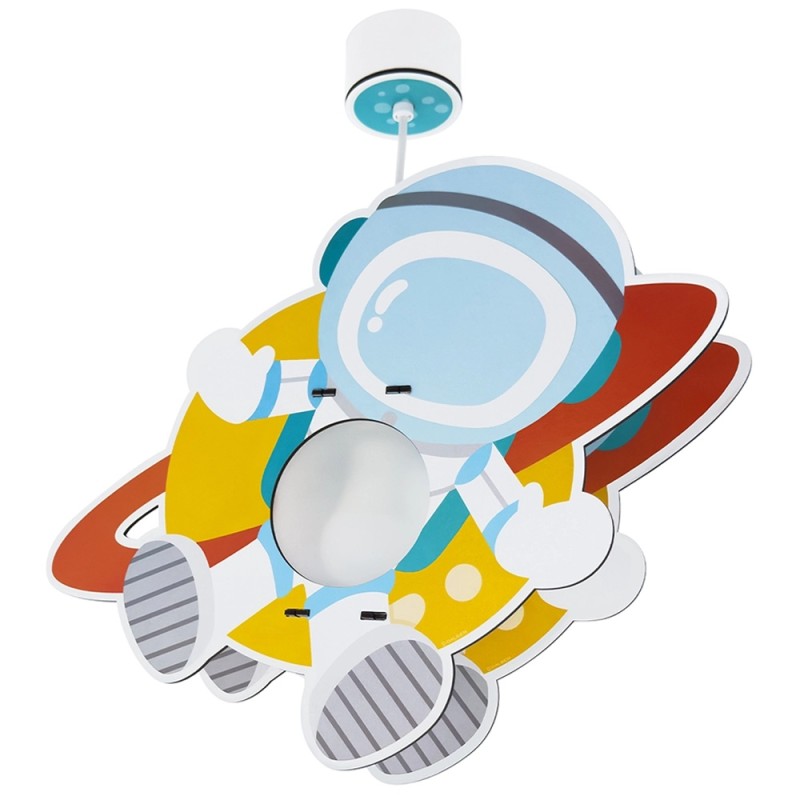 Spaceman MDF παιδικό φωτιστικό οροφής (41347)