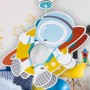 Spaceman MDF παιδικό φωτιστικό οροφής (41347)