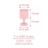 Kawaii Pink επιτραπέζιο φωτιστικό (41761S)