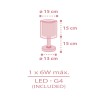 Baby Teddy Pink επιτραπέζιο φωτιστικό (41571S)