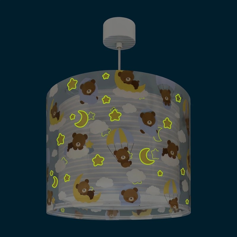 Baby Teddy Blue φωτιστικό οροφής (41572T)
