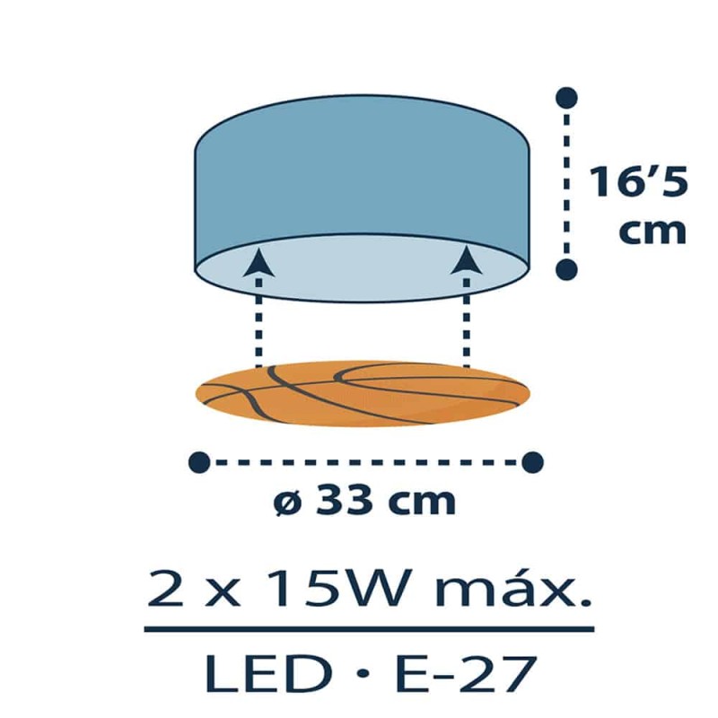 Sports Basket DIY πλαφονιέρα (41746)