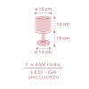 Kawaii Pink επιτραπέζιο φωτιστικό (41761S)