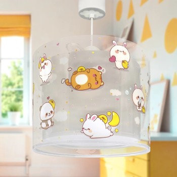 Kawaii Grey παιδικό φωτιστικό οροφής (41762E)