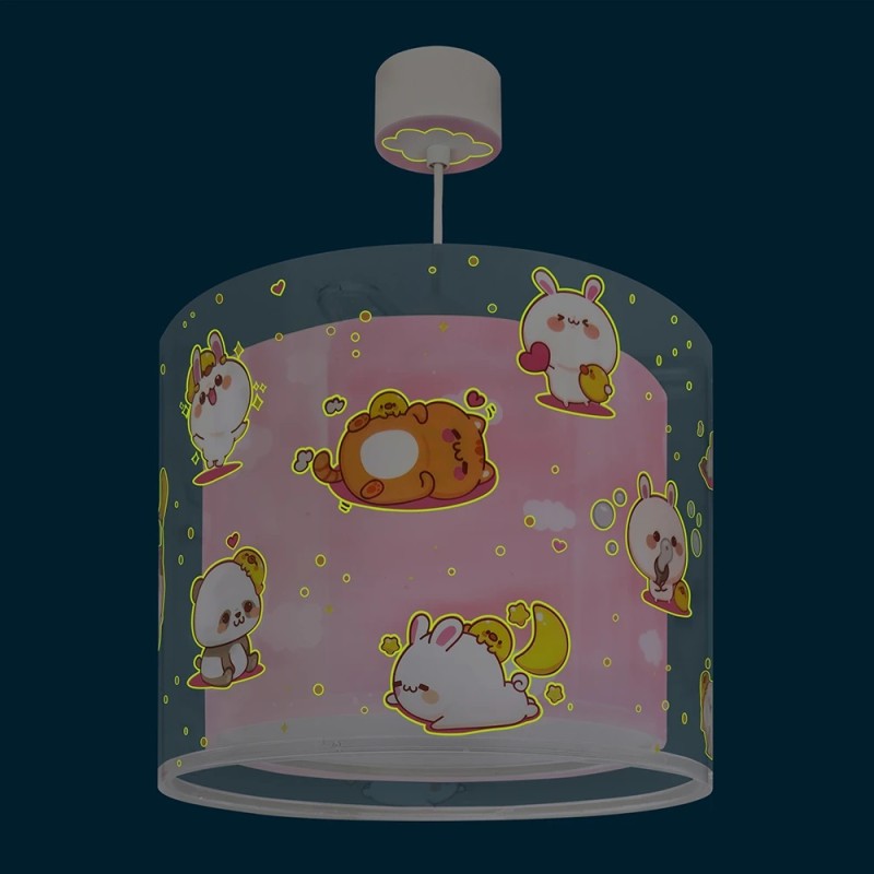 Kawaii Pink φωτιστικό οροφής (41762S)