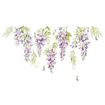 Wisteria αυτοκόλλητα τοίχου βινυλίου (44239)