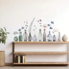 Flowers in Bottles αυτοκόλλητα τοίχου (44241)