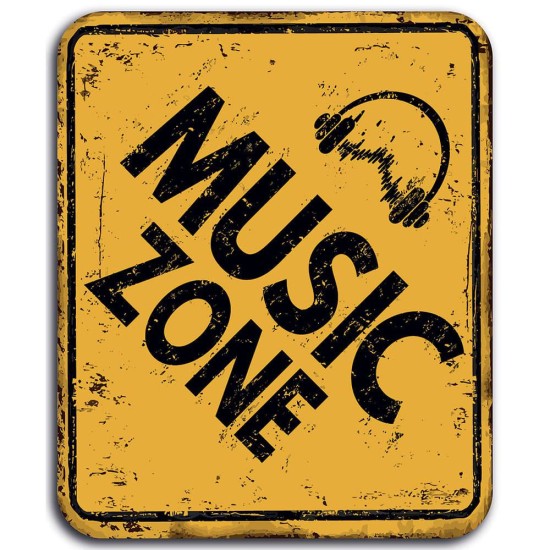 Music Zone πινακίδα διακόσμησης Forex (49426) Music Zone πινακίδα διακόσμησης Forex (49426)