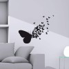 Butterflies Silhouettes αυτοκόλλητα τοίχου βινυλίου M (54110)