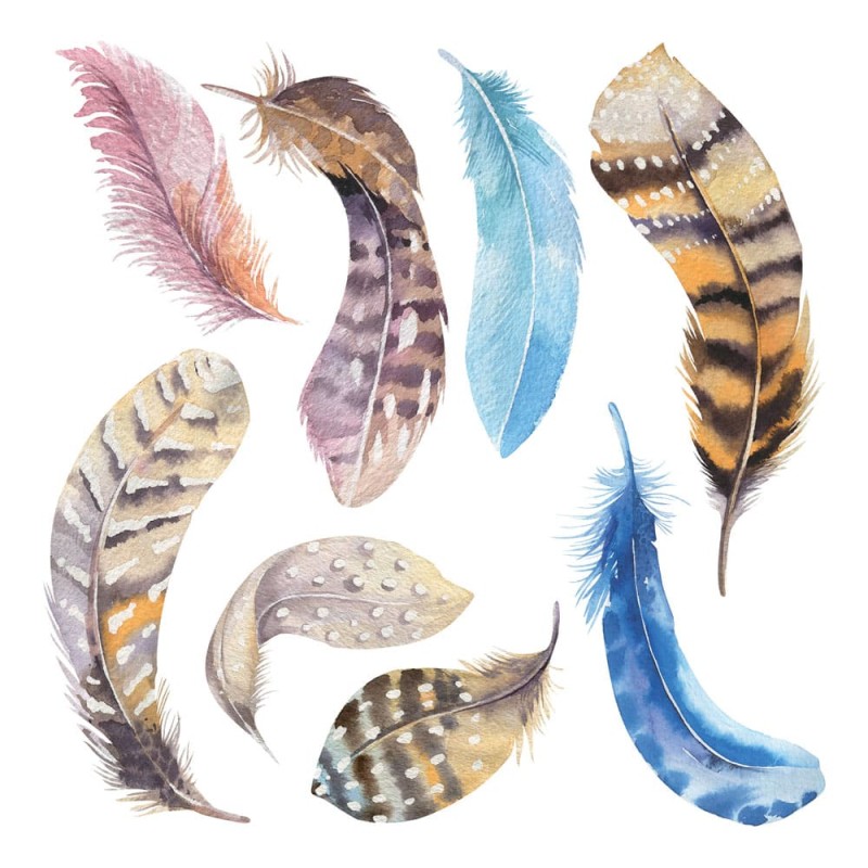 Watercolour Dreamcatcher αυτοκόλλητα τοίχου (54111)