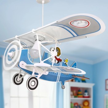 Snoopy airplane κρεμαστό φωτιστικό οροφής (54302)