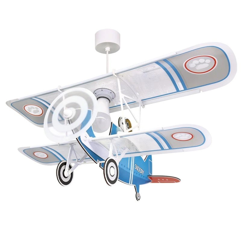 Snoopy airplane κρεμαστό φωτιστικό οροφής (54302)