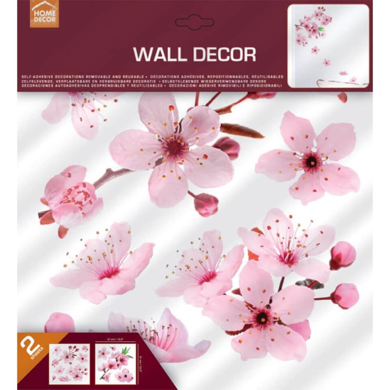 Cherry Blossom αυτοκόλλητα τοίχου βινυλίου (54327)