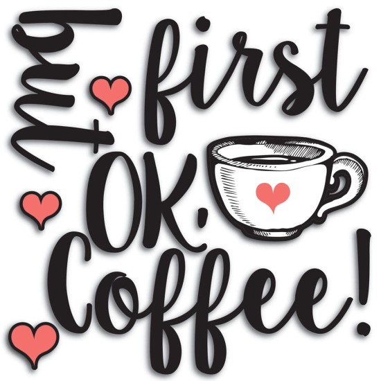 But First Coffee αφρώδη αυτοκόλλητα τοίχου M (54512) But First Coffee αφρώδη αυτοκόλλητα τοίχου M (54512)