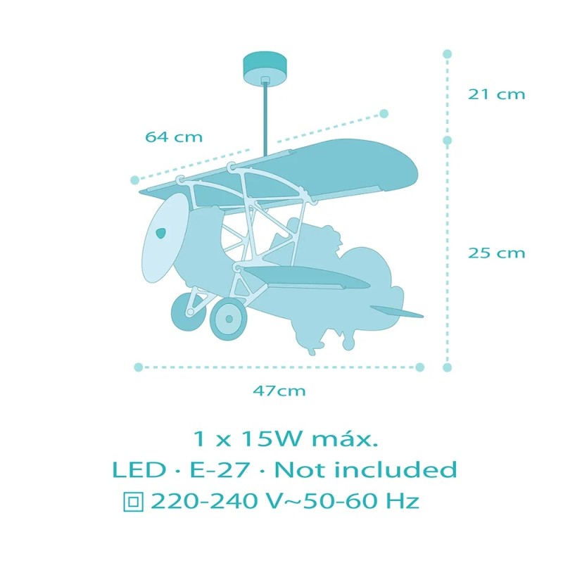 Little Crocodile παιδικό φωτιστικό οροφής (54542)