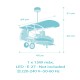 Little Teddy planes παιδικό φωτιστικό οροφής (54572)