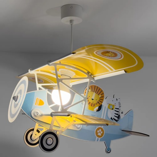 Little Lion planes παιδικό φωτιστικό οροφής (54602)