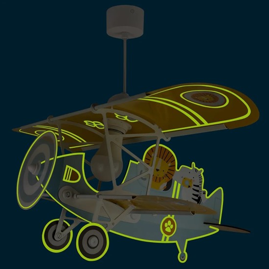 Little Lion planes παιδικό φωτιστικό οροφής (54602)