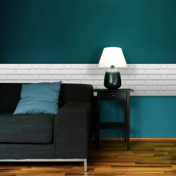 White Bricks μαλακά πλακάκια προστασίας τοίχων (54731)