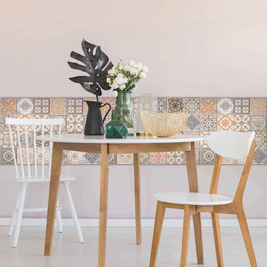 Orange Azulejos μαλακά πλακάκια προστασίας τοίχων (54737) Orange Azulejos μαλακά πλακάκια προστασίας τοίχων (54737)