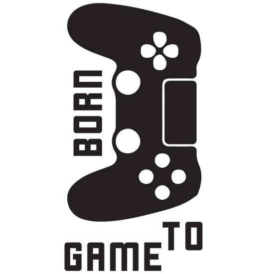 Born To Game αυτοκόλλητα τοίχου (59011) Born To Game αυτοκόλλητα τοίχου (59011)