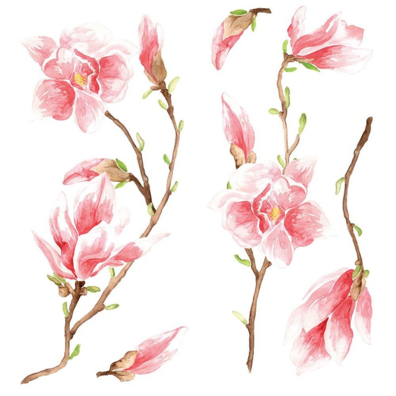 Magnolia αυτοκόλλητα τοίχου βινυλίου (59155)