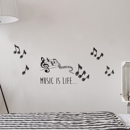 Music αυτοκόλλητα τοίχου βινυλίου S (59160) Music αυτοκόλλητα τοίχου βινυλίου S (59160)