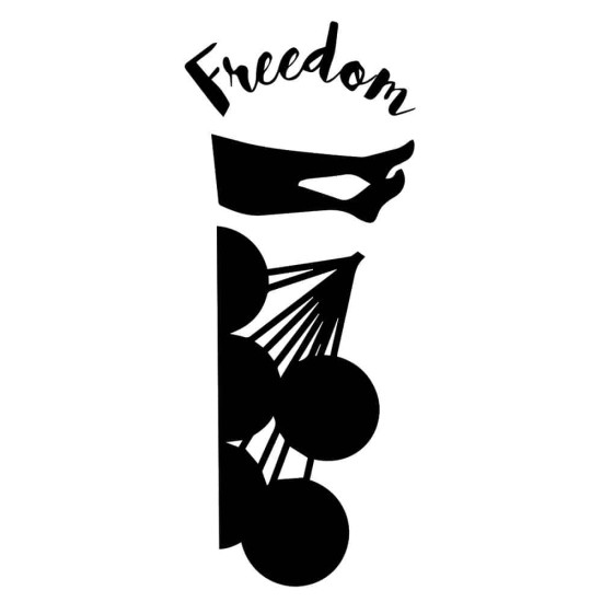 Freedom αυτοκόλλητα τοίχου S (59176)