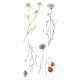 Field Flowers αυτοκόλλητα τοίχου βινυλίου (59178)