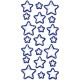 Glow Star φωσφορίζοντα αυτοκόλλητα τοίχου S (59506)
