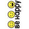 Be Happy αυτοκόλλητα τοίχου βινυλίου S (59518)
