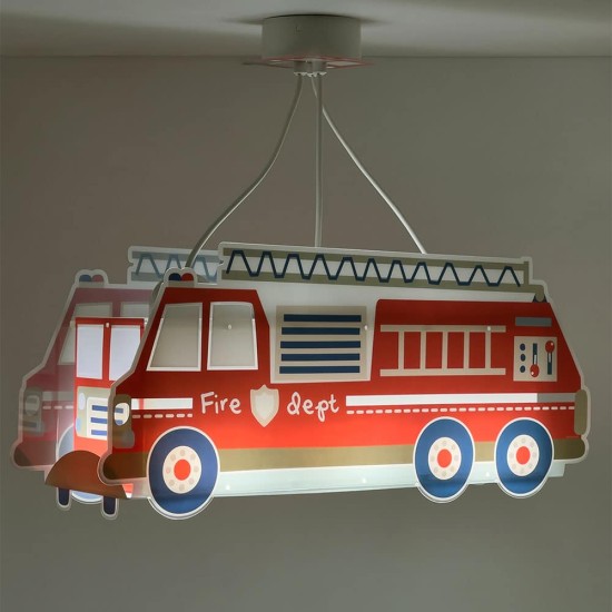 Firetruck κρεμαστό τρίφωτο οροφής (60610) Firetruck κρεμαστό τρίφωτο οροφής (60610)