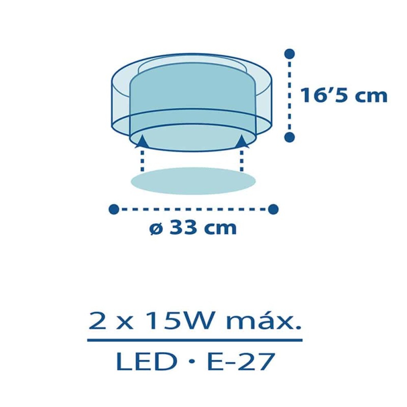 Police πλαφονιέρα οροφής (60616)
