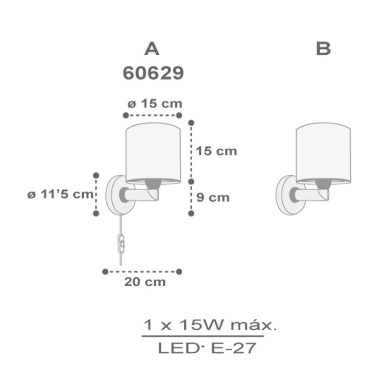 Rhino and Croco απλίκα τοίχου (60629)
